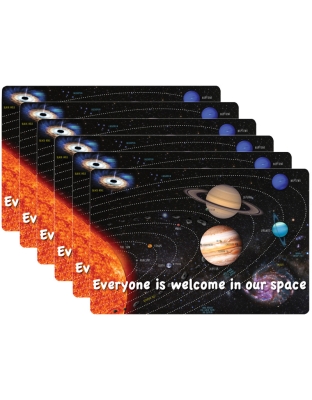 Computer Mouse Pad, 8" x 10", Everyone is Welcome in our Space, Pack of 6