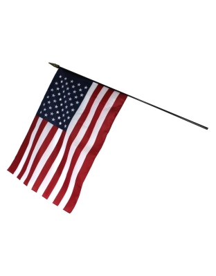 Empire Brand U.S. Classroom Flag with Staff, 16" x 24"