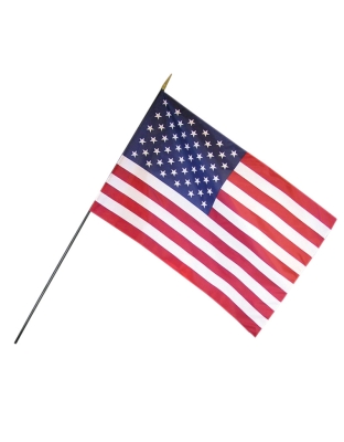 Empire Brand U.S. Classroom Flag with Staff, 36" x 24"