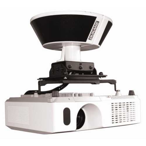 dukane wmic2c pole mounted wireless microphone digital speaker system