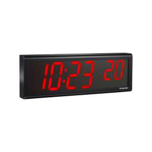 Metal 6-Digit PoE Digital Clock
