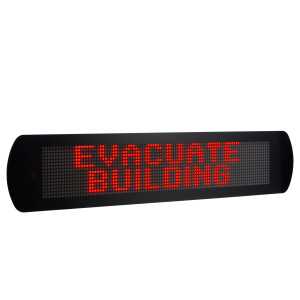OnAlert™ Emergency Messaging LED Display and Clock