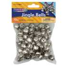 Jingle Bells, Silver, 5/8", 72 Count
