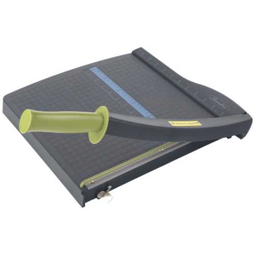 ClassicCut Lite Guillotine Paper Trimmer, 12 in Cut Length, 10-Sheet Capacity, Gray
