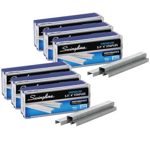 S.F.&reg; 4&reg; Premium Staples, 1/4