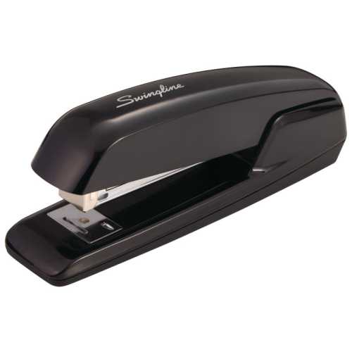 Standard Desktop Stapler, Antimicrobial, 25-Sheet Capacity, Black