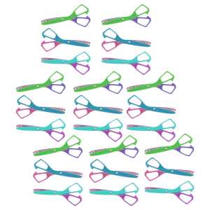 Economy Plastic Safety Scissors, 5-1/2" Blunt, Assorted Colors, Pack of 24