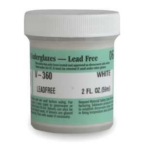 Velvet Underglaze, 2 oz, White V-360