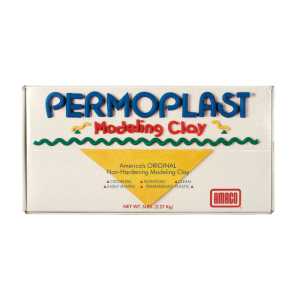 Permoplast Modeling Clay, Cream, 5 lbs.