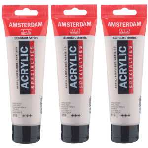Standard Acrylic Paint, 120ml, Pearl Red 819, Pack of 3