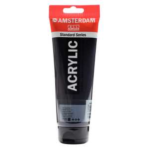 Standard Acrylic Paint Tube, 250 mL, Oxide Black 735