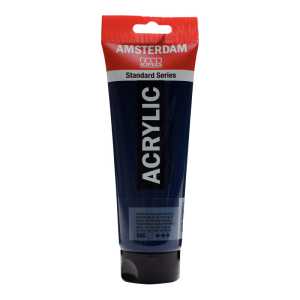 Standard Acrylic Paint Tube, 250 mL, Prussian Blue (Phthalo) 566