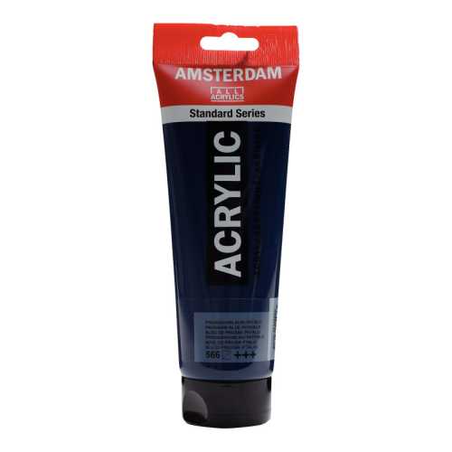 Standard Acrylic Paint Tube, 250 mL, Prussian Blue (Phthalo) 566