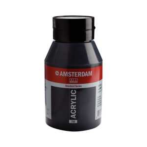 Standard Acrylic Paint Tube, 1000 mL, Oxide Black 735