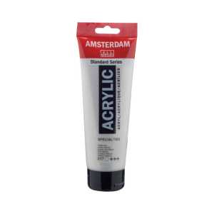 Standard Acrylic Paint Tube, 250 mL, Pearl White 817