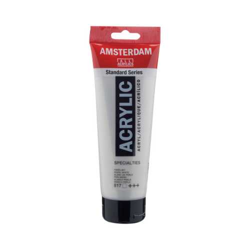 Standard Acrylic Paint Tube, 250 mL, Pearl White 817