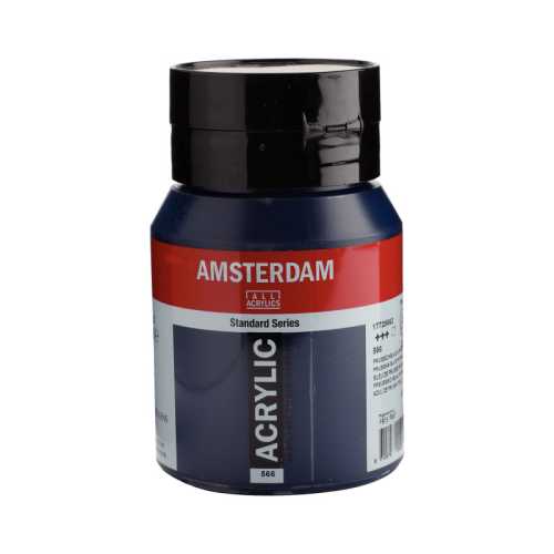Standard Acrylic Paint Tube, 500 mL, Prussian Blue (Phthalo) 566