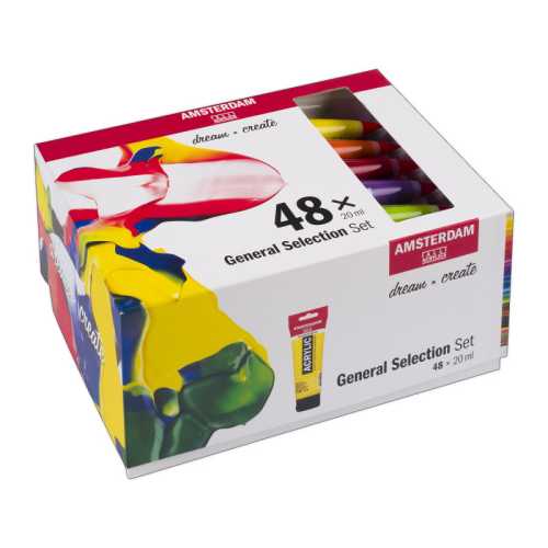 Standard Acrylic General Set, 48 x 20mL