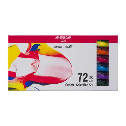 Standard Acrylic General Set, 72 x 20mL