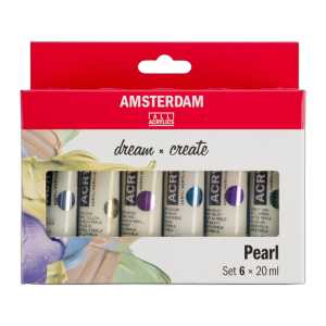 Standard Acrylic Pearl Set, 6 x 20mL