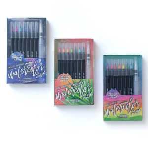 Watercolor Brush Pens, 24-Pack