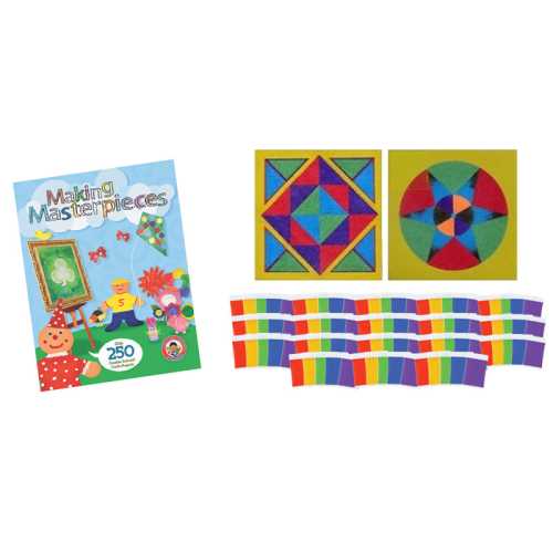 ArtiSands&trade; Art Kit, Geometric Shapes, 5x7 in, 30 Sheets