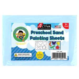 Preschool Sand Art Sheets, Bugs Theme, 5x7 in, 30 Sheets