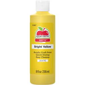 Acrylic Paint Matte, 8oz., Bright Yellow