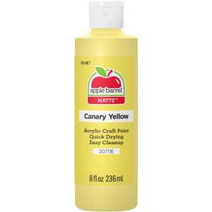 Acrylic Paint Matte, 8oz., Canary Yellow