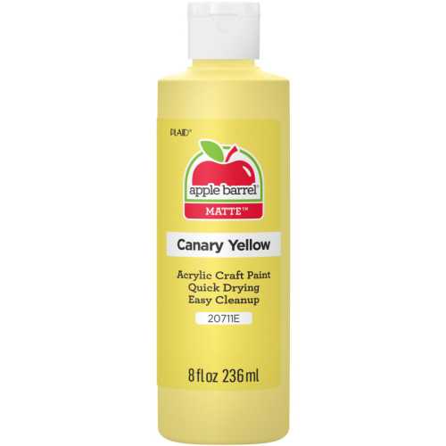 Acrylic Paint Matte, 8oz., Canary Yellow