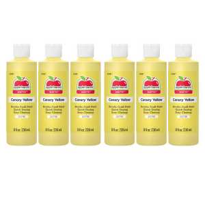 Acrylic Paint Matte, 8oz., Canary Yellow, Pack of 6