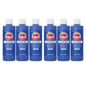 Acrylic Paint Matte, 8oz., Cobalt Hue, Pack of 6