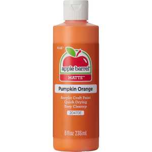 Acrylic Paint Matte, 8oz., Pumpkin Orange