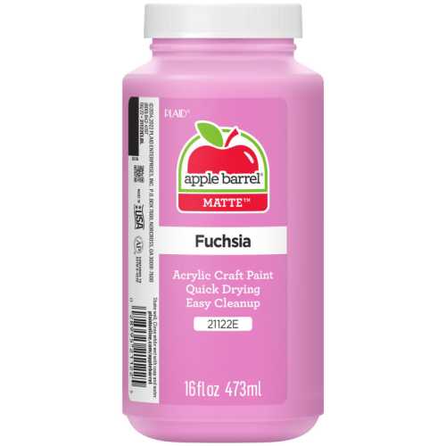 Acrylic Paint Matte, 16oz., Fuchsia