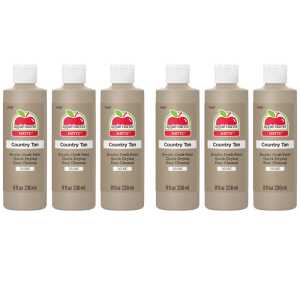 Acrylic Paint Matte, 8oz., Country Tan, Pack of 6