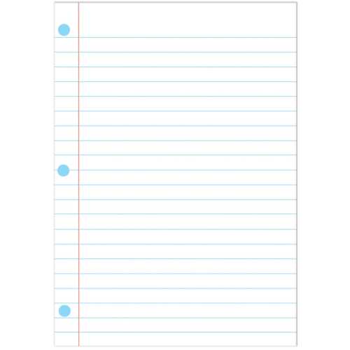Magnetic Notebook Page, 8.5
