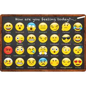Computer Mouse Pad, 8" x 10", How are You Feeling