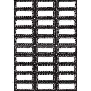 Die-Cut Magnetic Foam Chalk Loop Labels/Nameplates, 30 Pieces
