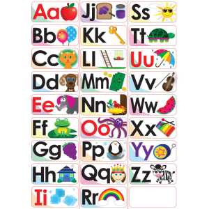 ABC Picture Words Double-Sided Magnets, 27 Pieces