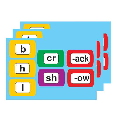 Die-Cut Magnetic Foam Word Chunking, 100 Pieces Per Pack, 3 Packs
