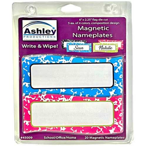 Magnetic Name Plates,  6