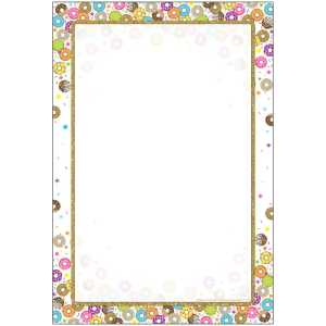 Smart Poly&reg; Chart, DonutFetti&reg; Blank, 13" x 19"