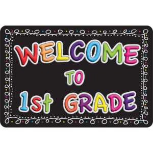 The Original Fun Mat&trade;, Welcome Mat, 15.5x23.5 in, Welcome to 1st Grade
