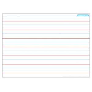 Smart Poly&reg; Single Sided PosterMat Pals&reg; Space Savers, Handwriting 3/4", 13" x 9.5"