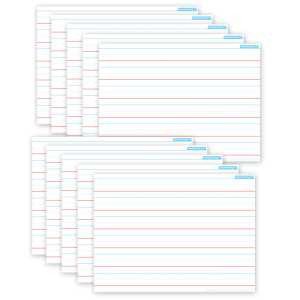 Smart Poly&reg; PosterMat Pals&trade; Space Savers, 13" x 9-1/2", Handwriting 1", Pack of 10