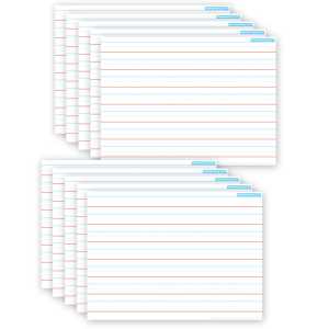 Smart Poly&reg; PosterMat Pals&trade; Space Savers, 13" x 9-1/2", Handwriting 3/4", Pack of 10