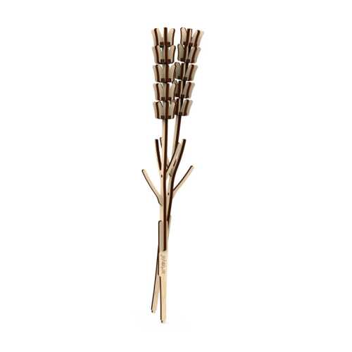 Lavender Wooden Flower Model Kit, 88 Pieces