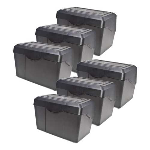 Black Index Card Holder, 3