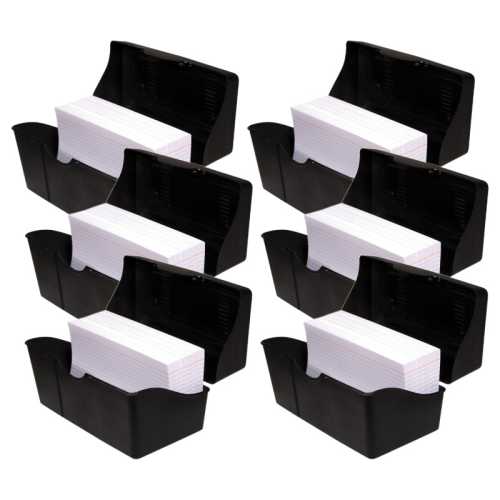 Black Index Card Holder, 4