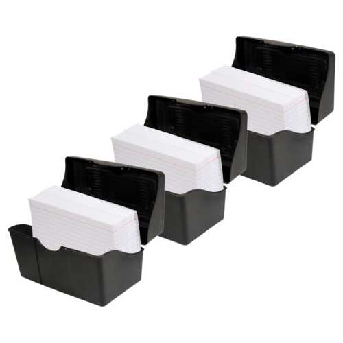 Black Index Card Holder, 5
